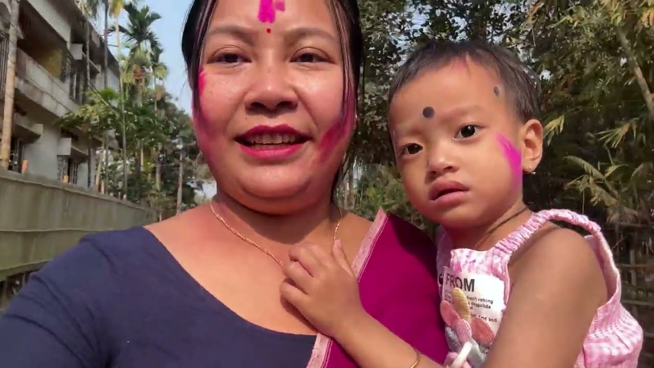 Vlog 💐Happy Holi mayam ||ngasidi anang pitru singse puraga nakathengba chatle