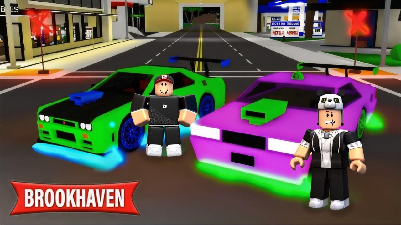 BROOKHAVEN'DA NEON IŞIKLI ARABA YAPTIK ! - Roblox