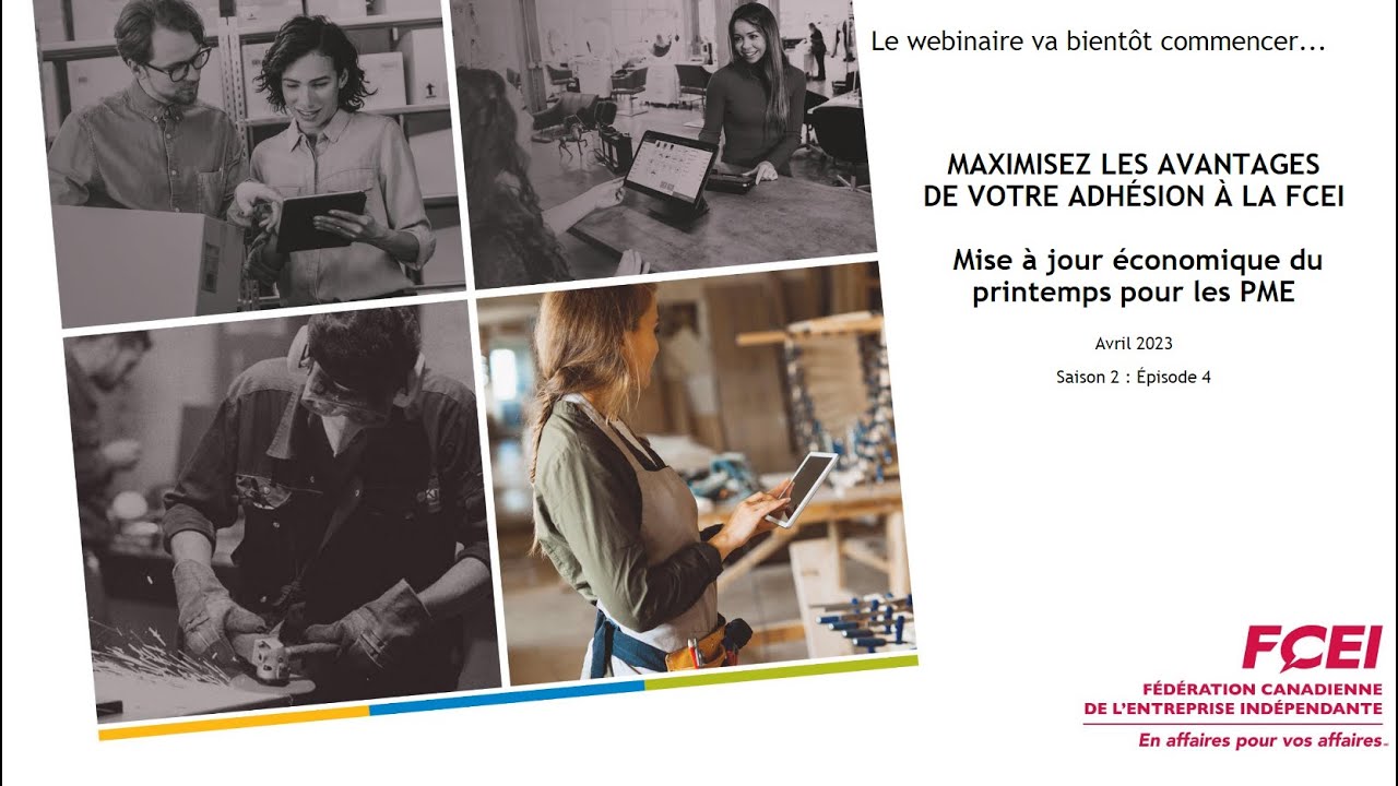 Mise &agrave; jour &eacute;conomique du printemps pour les PME