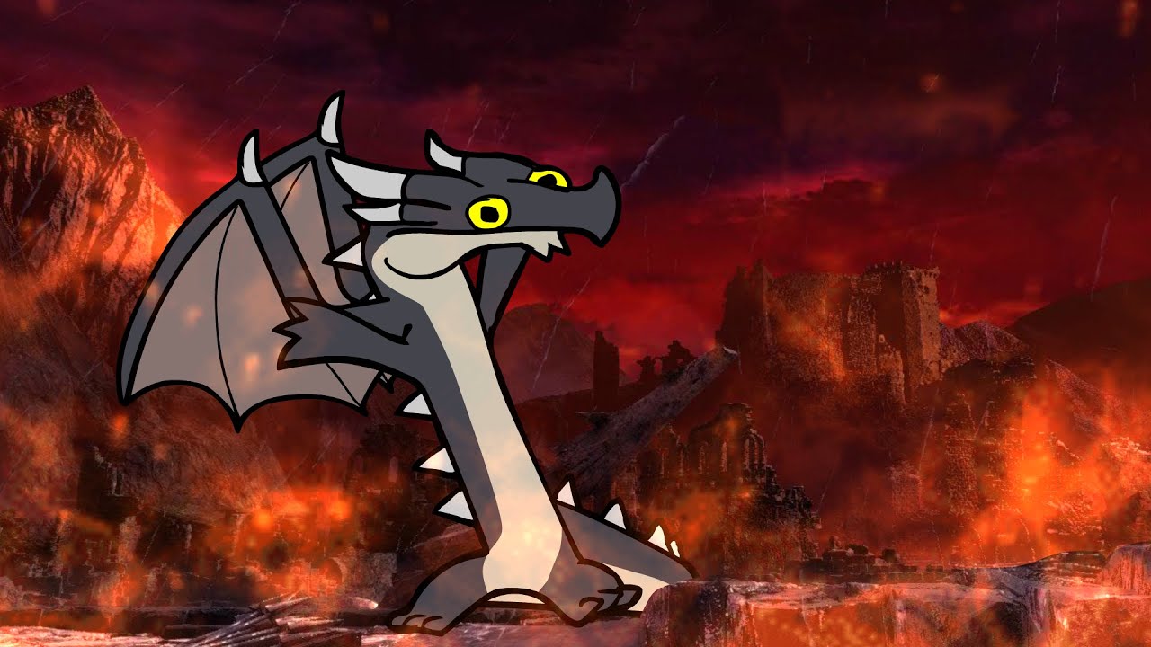 When the hunters #returntoworld Fatalis be like... (toothless dance meme parody)