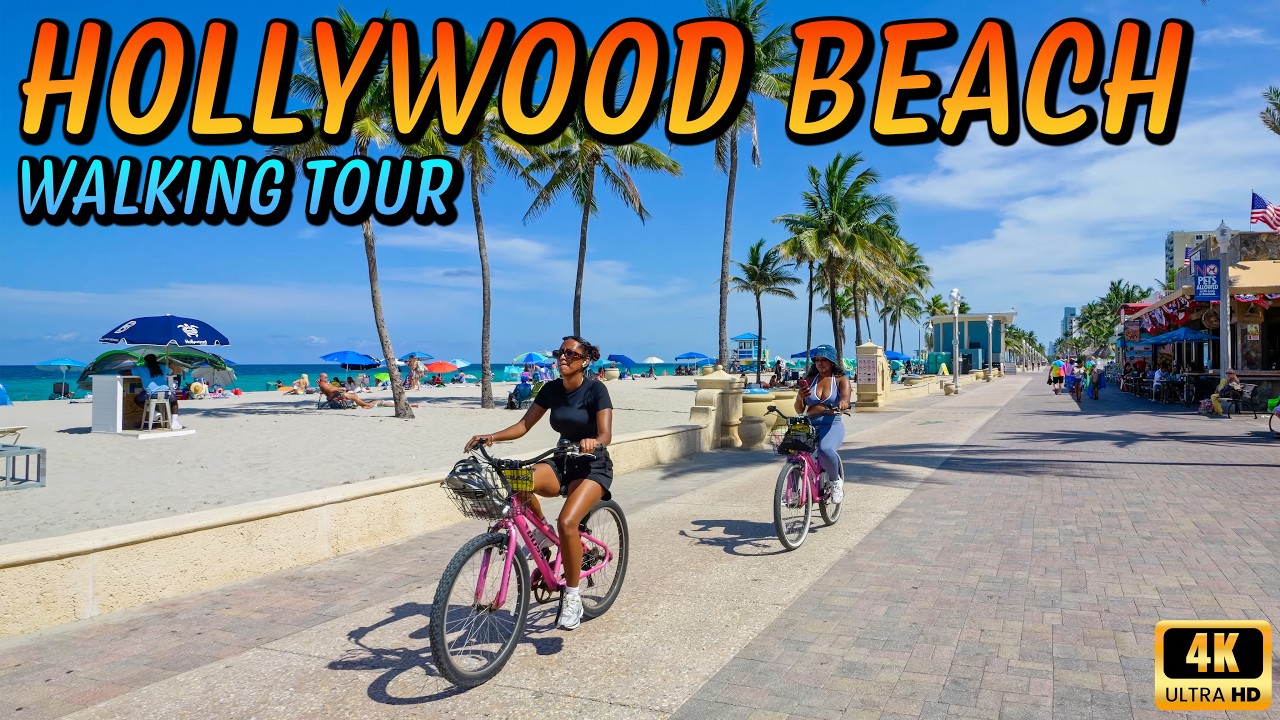 Hollywood Beach, Florida - A Perfect Day on the Broadwalk🌴☀️