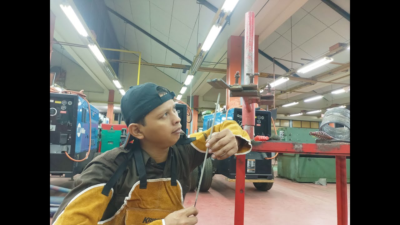VIDEO 15 Pengelasan 4G OVER HEAD ATAS KEPALA