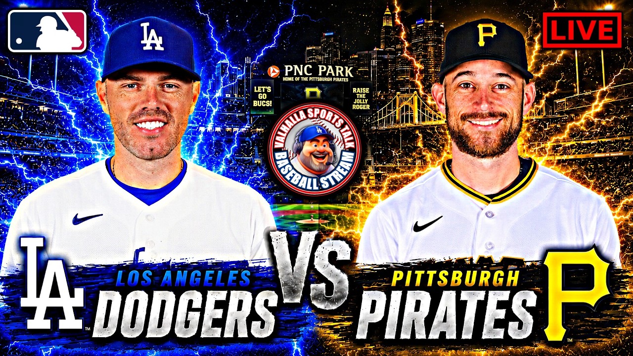 ⚾ Los Angeles Dodgers vs Pittsburgh Pirates LIVE Stream Watch Party | MLB Play-By-Play & Reactions