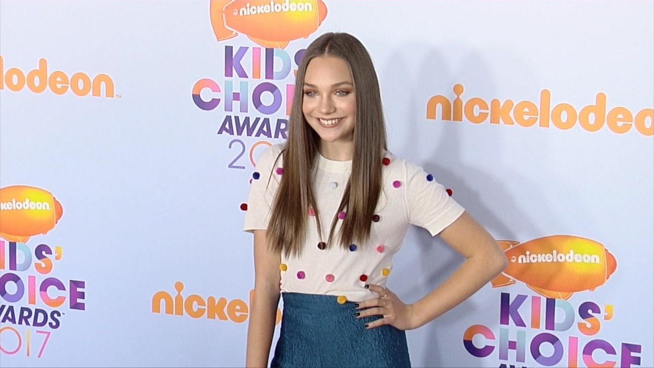 Maddie Ziegler 2017 Kids' Choice Awards Orange Carpet