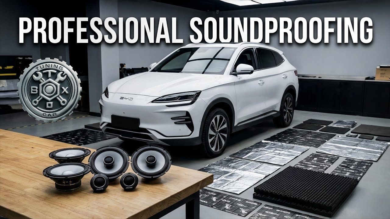 BYD SONG PLUS PROFESSIONAL SHUMOIZOLATSIYA + ALPINE S2-65C | ШУМОИЗОЛЯЦИЯ И АВТОЗВУК