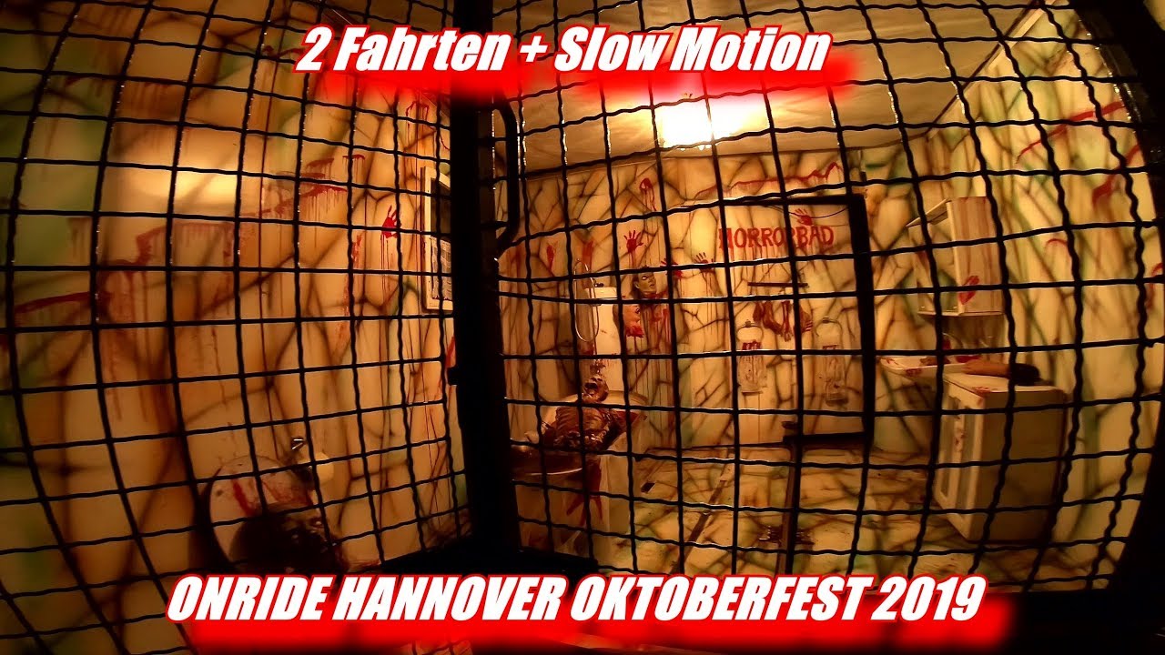 SHOCKER GEISTERBAHN FAHRGESCHÄFT BÖTTGER OKTOBERFEST HANNOVER 2019 KIRMES ONRIDE KERMIS FUNFAIR