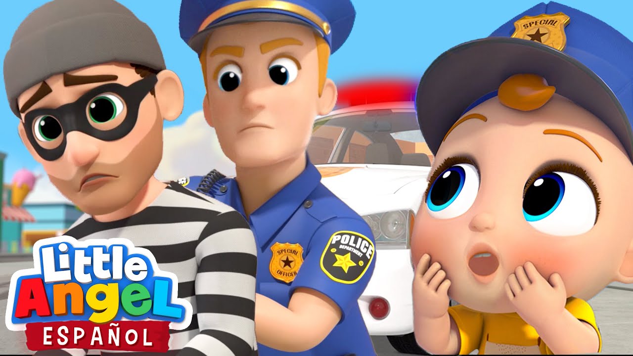 Bebé Juan quiere ser un Policía  | Canciones Infantiles | Little Angel en Español