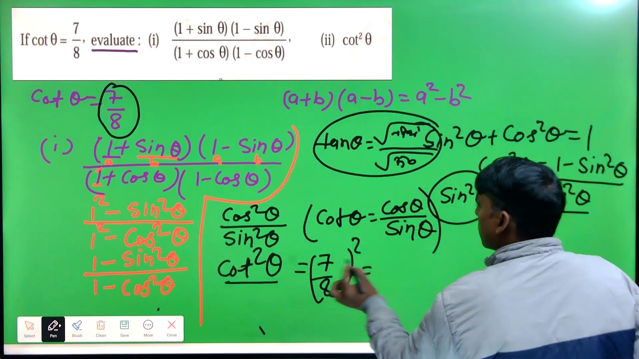 Class 10th Trignometry Practice  By Brijesh Sir