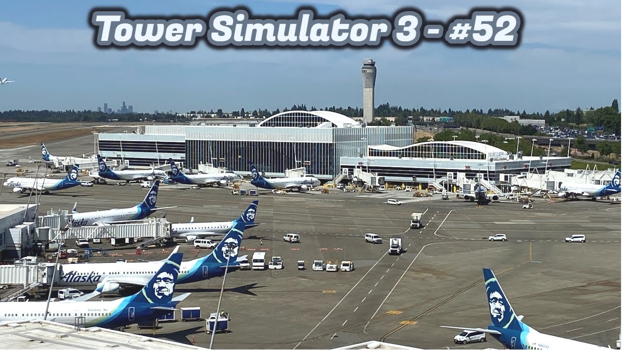 Tower Simulator 3 - Seattle Airport - Night Shift!!