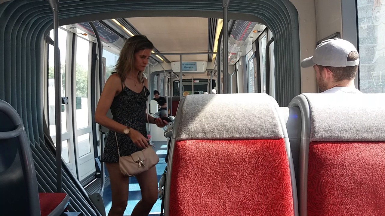 Transdev Nice Trams. Footage onboard taken between Henri Sappia & Gorbella