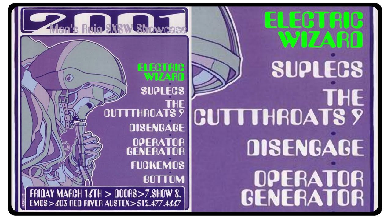 Electric Wizard &bull; Live in Austin Texas &bull; Man's Ruin SXSW Showcase 2001 &bull; Electric Wizard