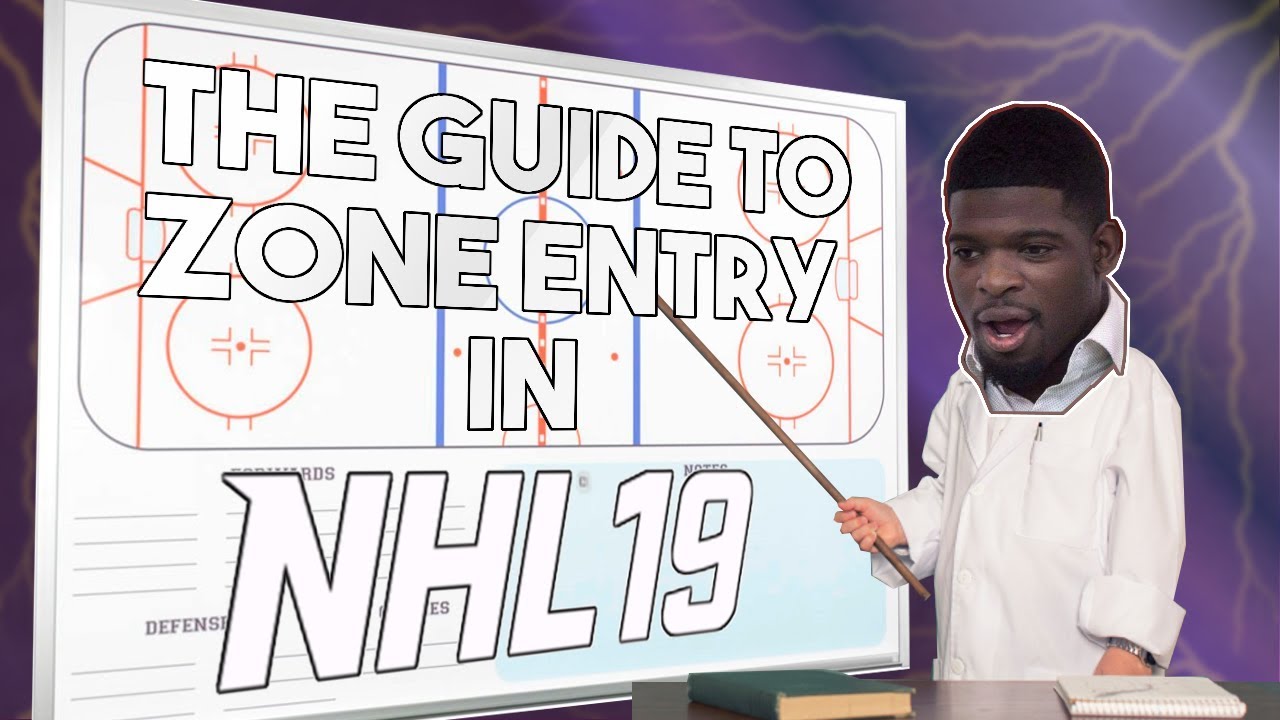 The Guide to OFFENSE with ZONE ENTRY in NHL 19 (NHL 19 Tips)