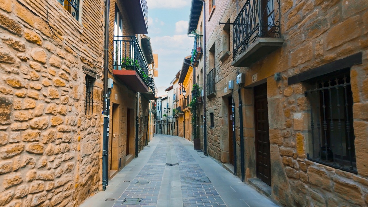 Laguardia, Spain 🇪🇸 City Walk - 4K/60fps Walking Tour