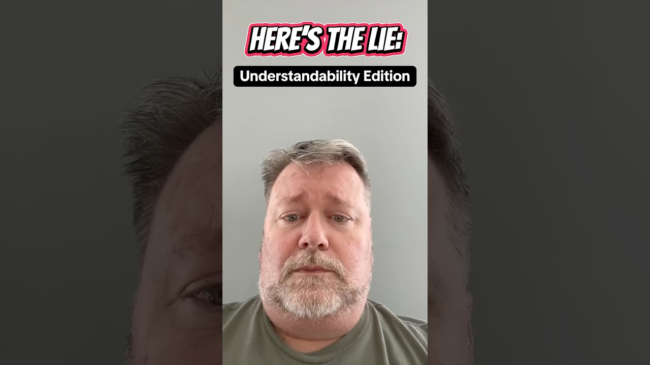 The Lie About English Understandability (Revealed)