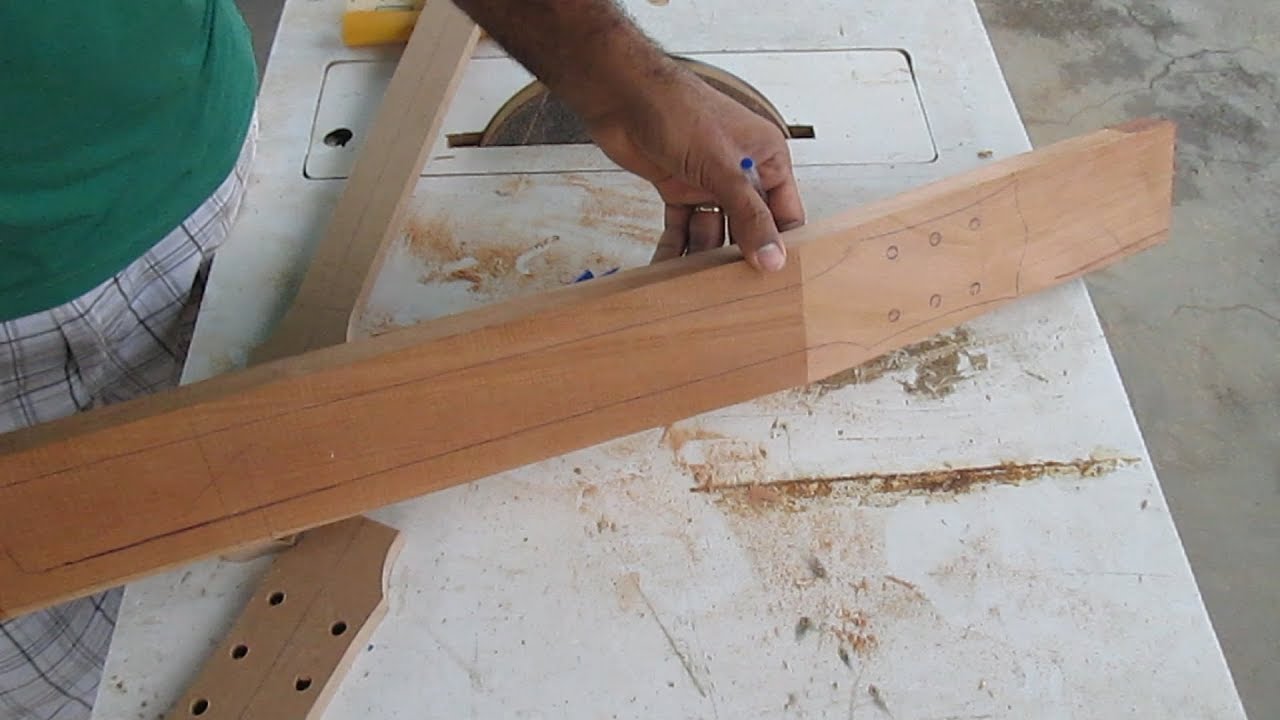 Construção de Braço Para Guitarra Les Paul #Parte 01
