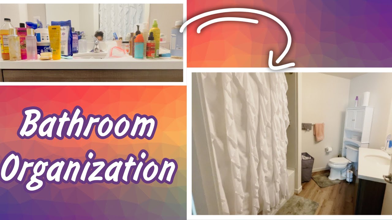 Moving Vlog: Bathroom Organization | Tiffany Arielle