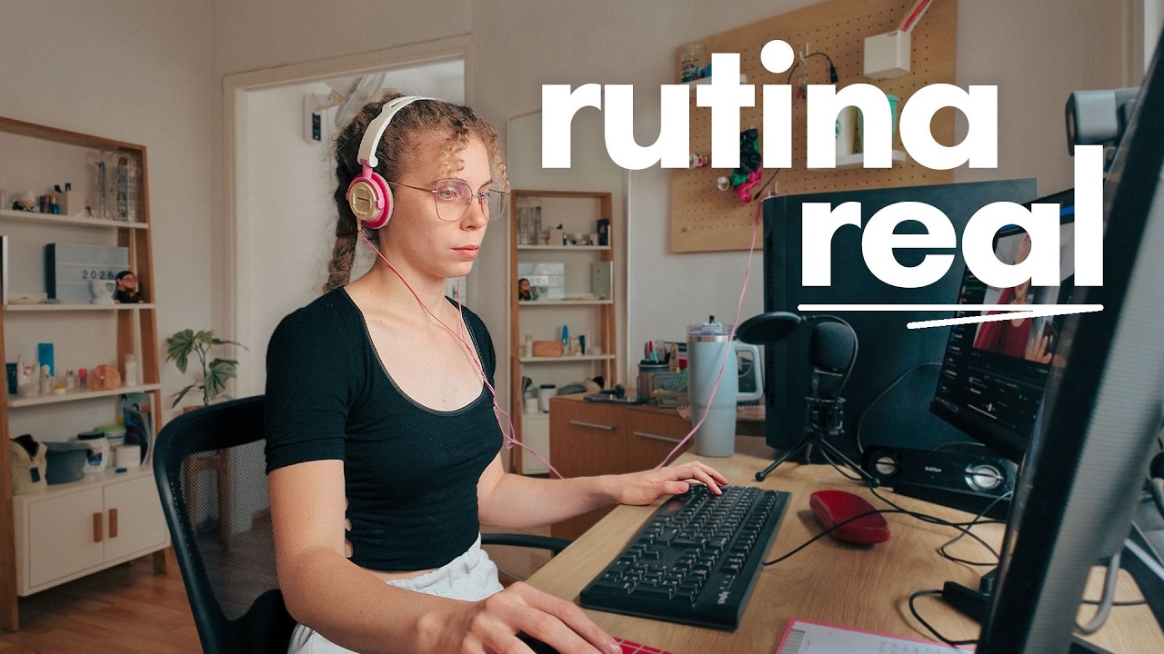 Rutina de mañana - trabajando desde casa