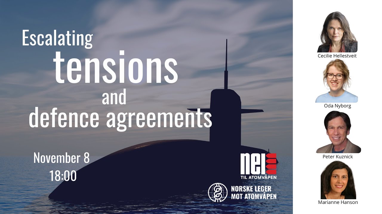 Webinar: Escalating tensions and defence agreements