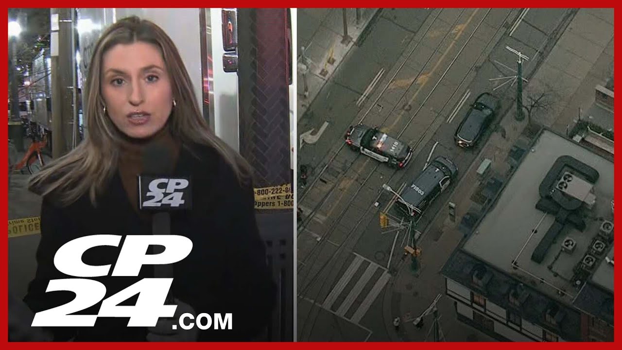 Section of King and Spadina closed after shooting sends man to hospital