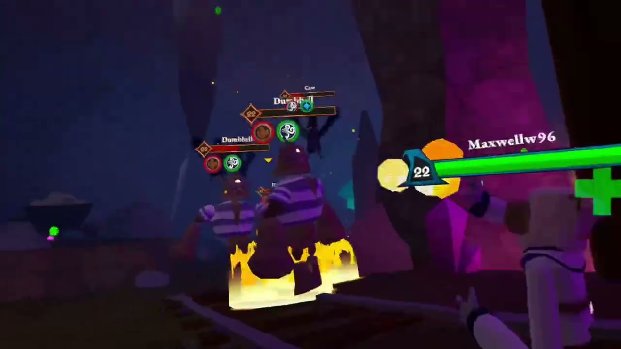 Me and @Beaniebrosvr123  100%’d the molten mines in wizherd ( im back )
