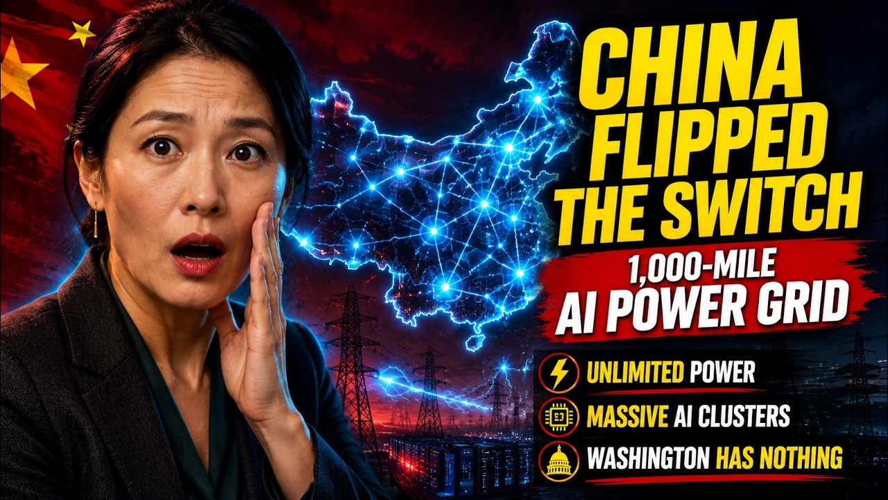 CHINA Just Flipped the Switch on a 1,000-Mile AI POWER Grid Washington Has No Equivalent For