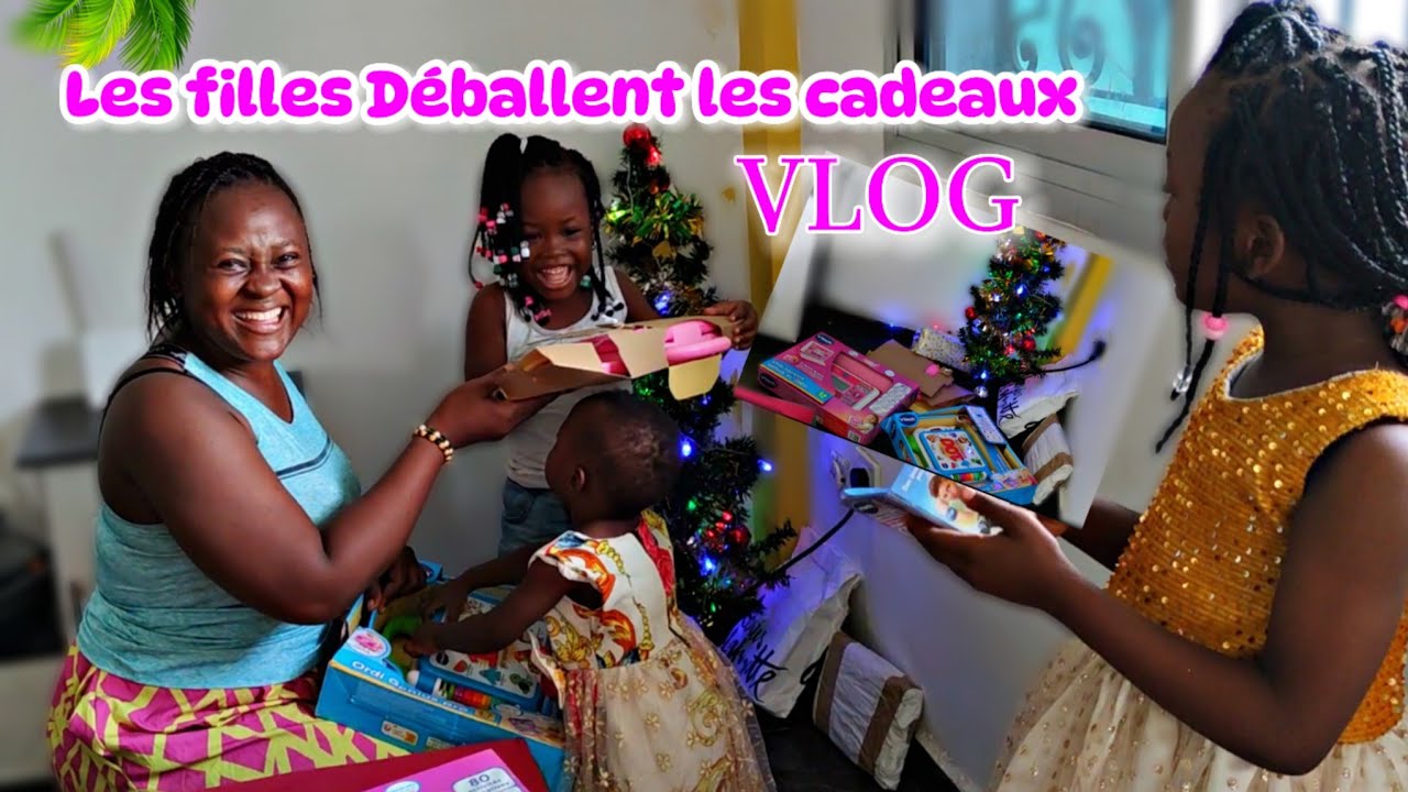  VLOG/ Noël en famille 🌲 bon moment, Grand repas et avalanche de cadeaux 🧃🎁🎀