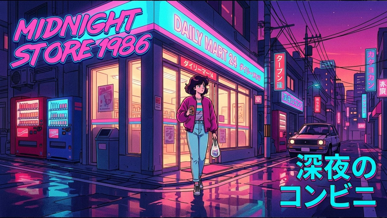 MIDNIGHT STORE 1986 – 80s Japanese City Pop | 懐かしい日本シティポップ【Playlist 3】