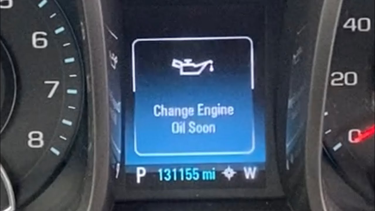 How to reset Change Engine Oil Soon in 2013 2014 2015 Chevrolet Malibu