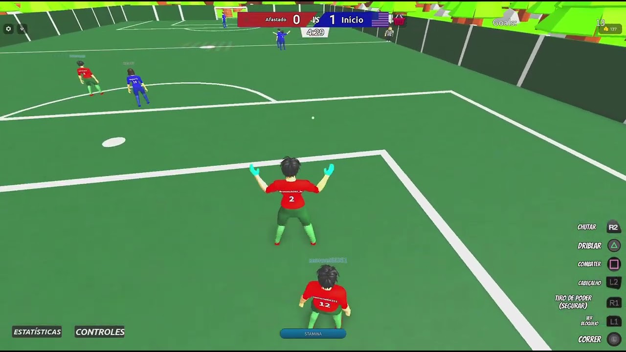 Roblox futebol