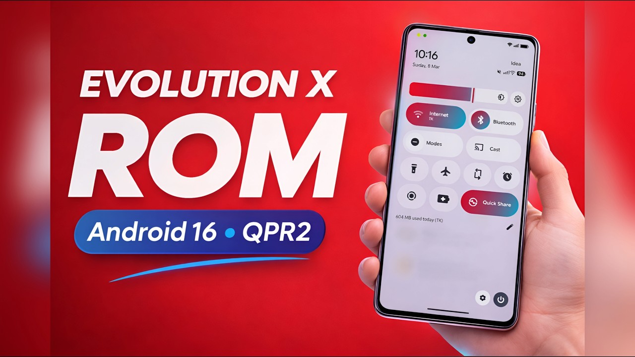 🚀 Обновление Evolution X: Android 16 QPR2 с новыми функциями 🔥