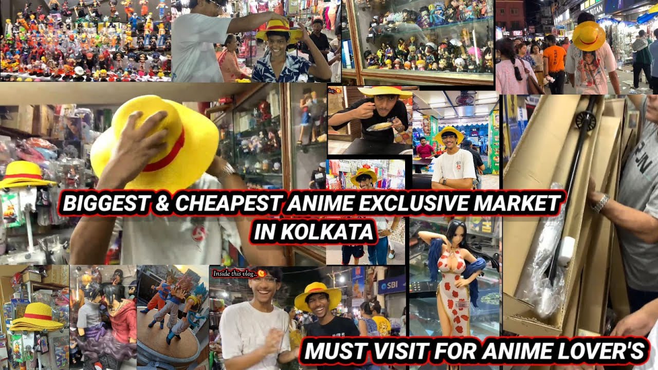 Biggest & Cheapest Anime exclusive market in kolkata 😍✨MUST VISIT FOR ANIME LOVERS👍🏻✨