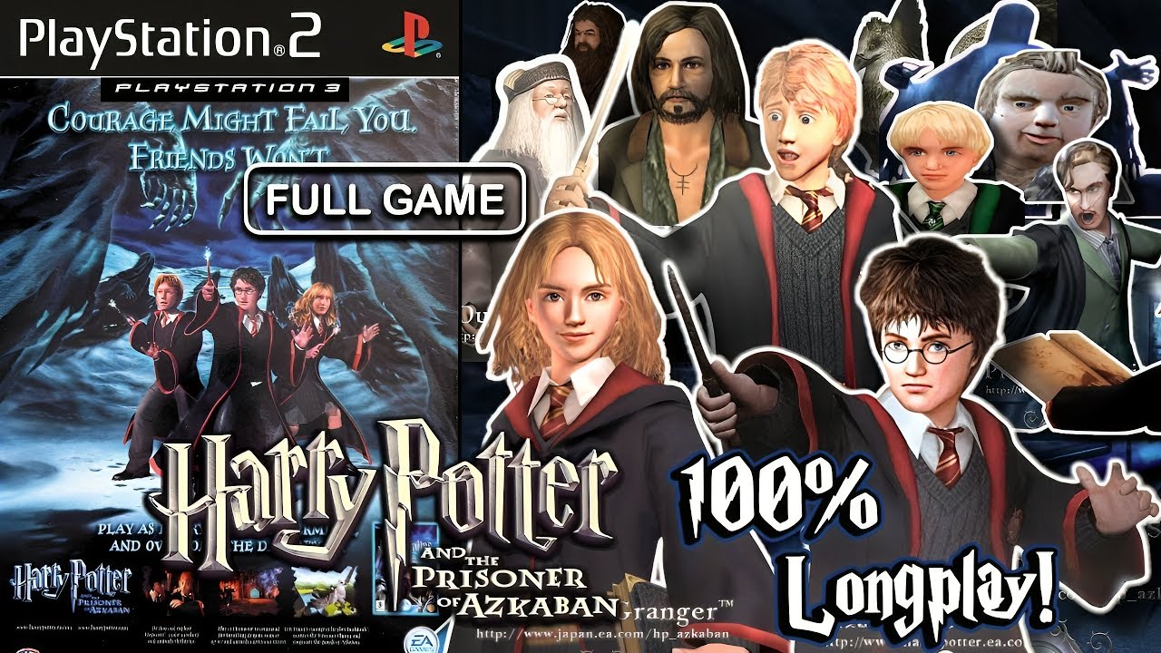 100% Longplay of Harry Potter and the Prisoner of Azkaban PS3 Backwards Compatible HD Full Game PS2