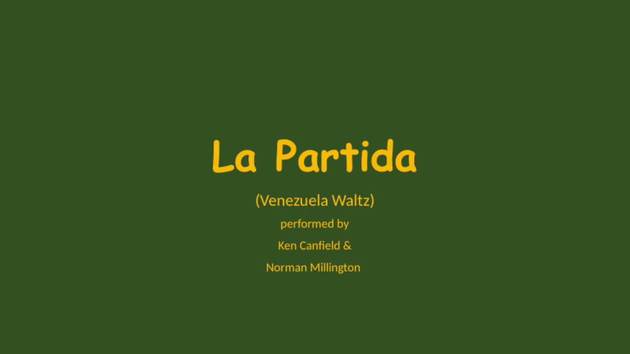 Classical Guitar - Duet - La Partida - Venezuela Waltz