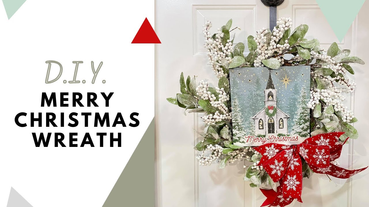 DIY Church Christmas Wreath! | Holiday Wreath Ideas | DecoExchange Tutorial