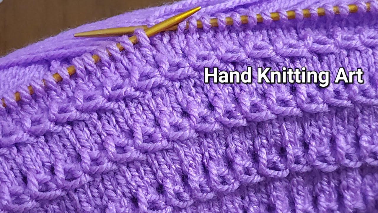 💐I have never made such a simple two needle knitting pattern before🤩