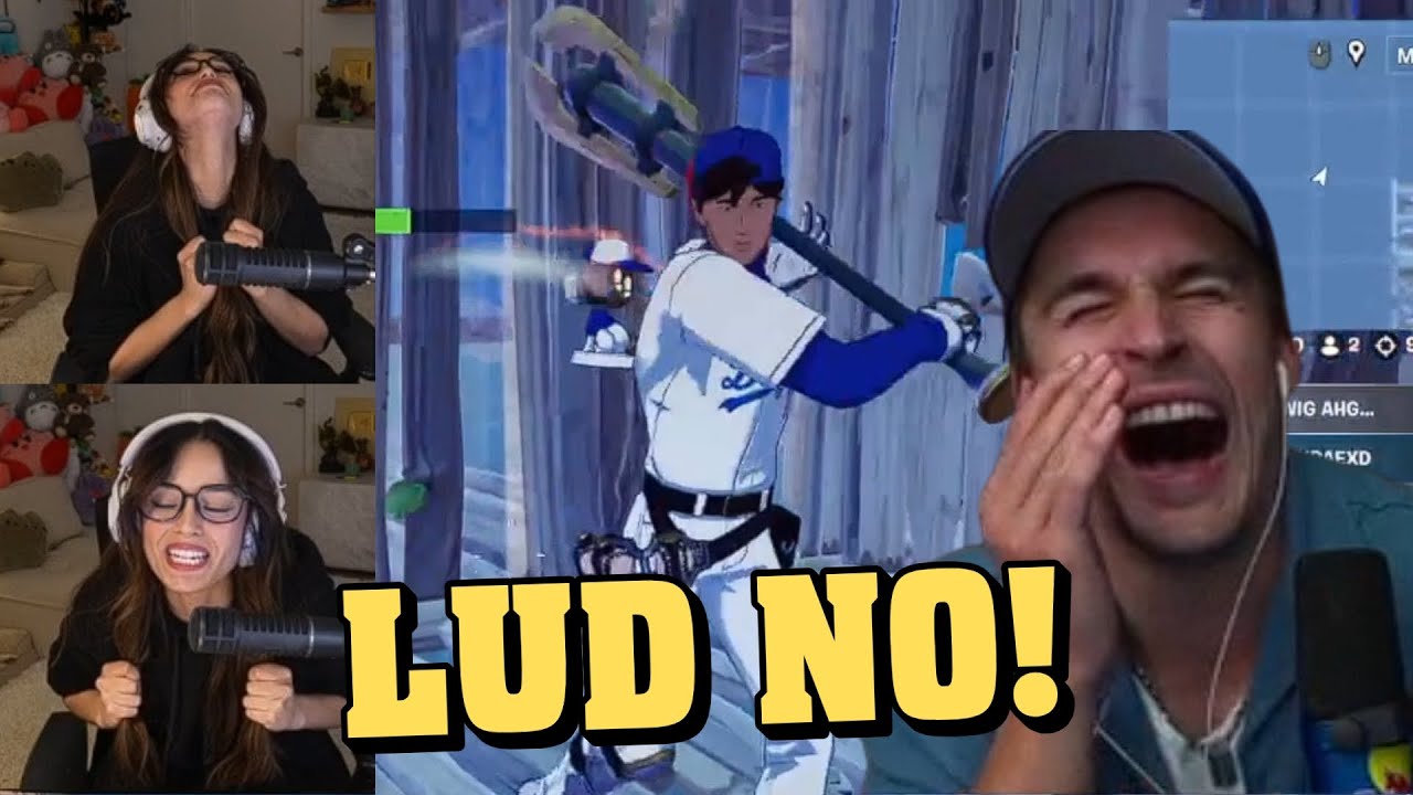 Valkyrae RAGES After LOSING to Ludwig in Fortnite in the Most Hilarious Way