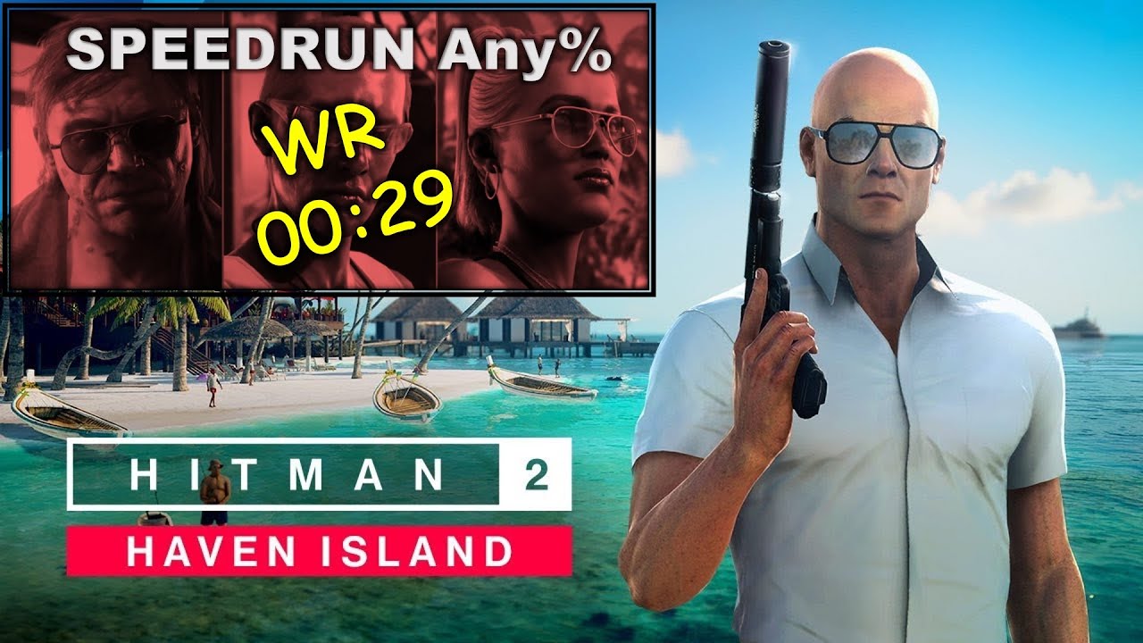 Hitman 2 The Last Resort ( Haven Island )  Speedrun WR 0:29  Any%