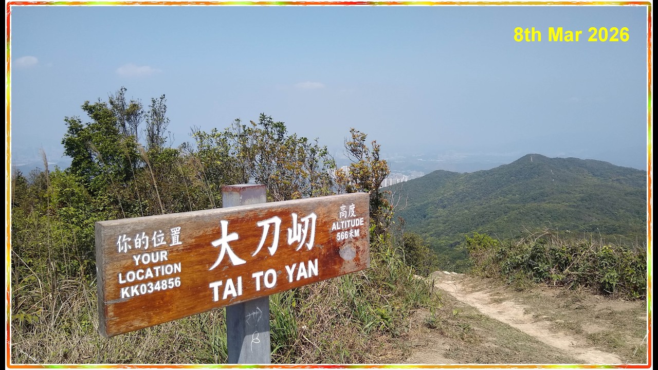 Wo Hop Shek Cemetery to Tai To Yan on 8th Mar 2026