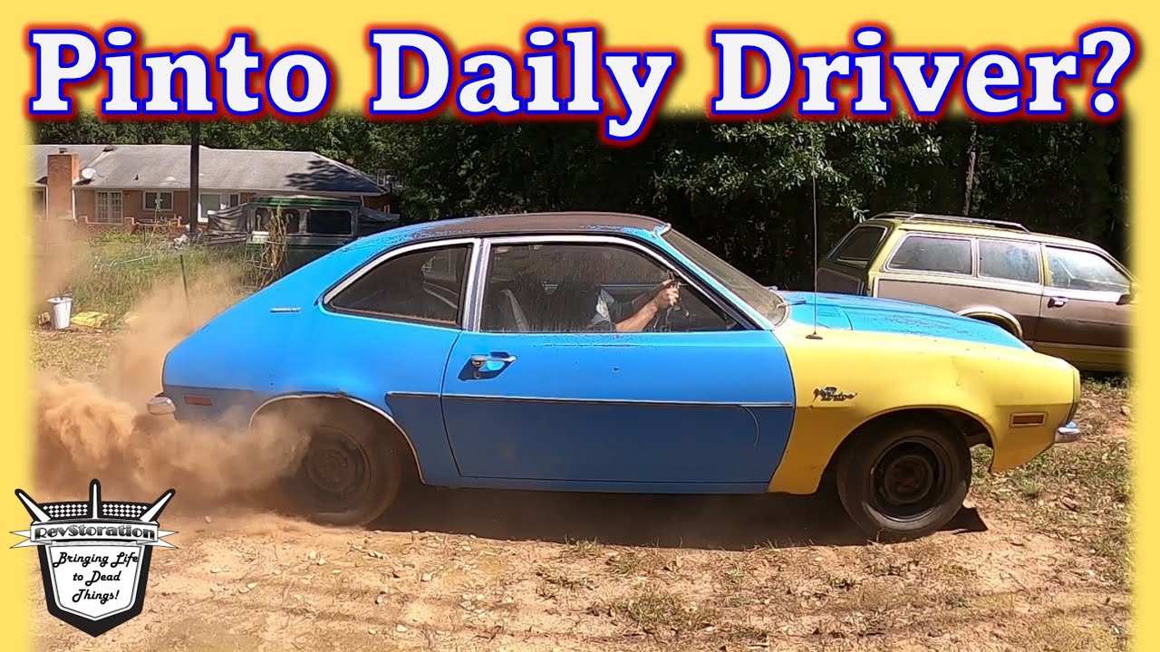 ABANDONED PINTO to DAILY DRIVER Project in 48 HOURS? 1972 Ford Pinto 4-speed!