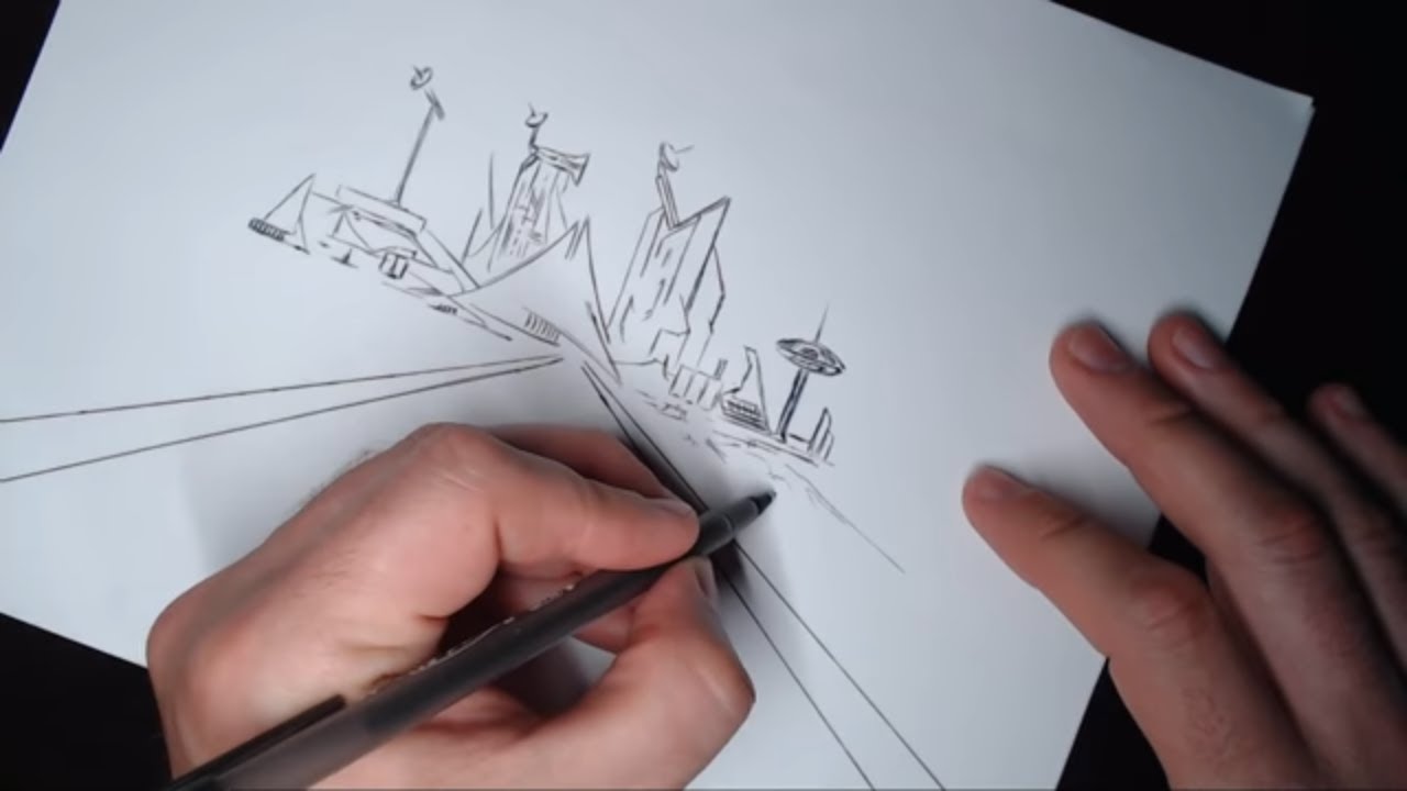 SciFi Drawing ASMR
