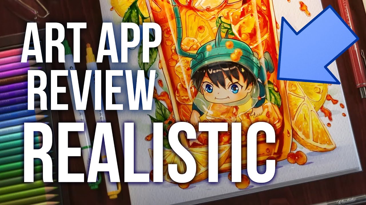 New art app with a great brush engine -- Realistic Paint Studio -- Digital App Review