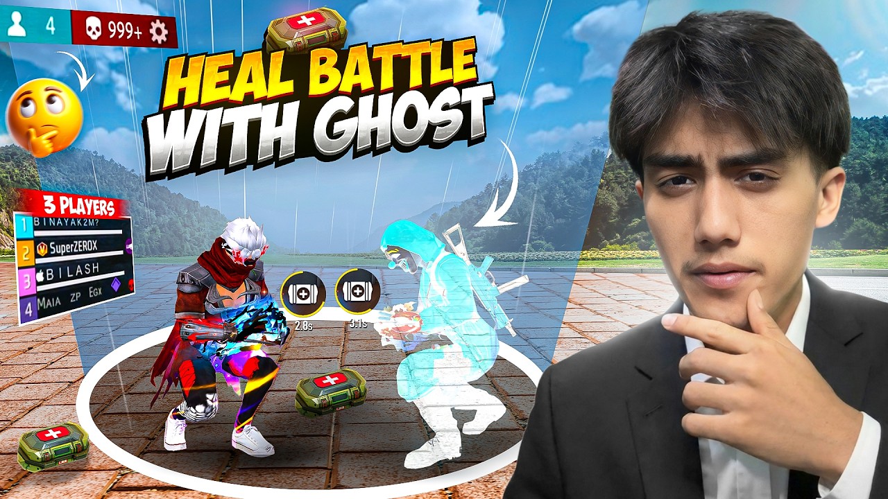 Final Zone: Team Zerox vs Invisible Player 👻 Healing Battle! 🏆💥