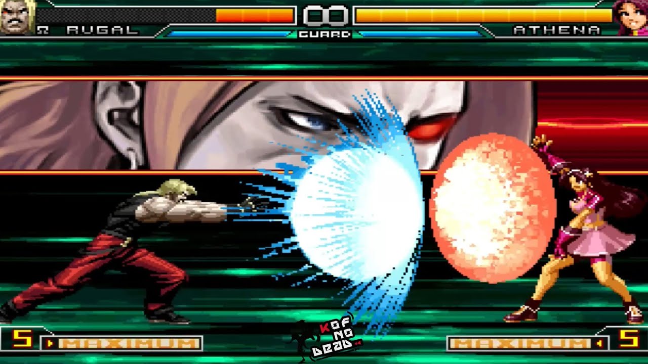 Athena Escudo Regresar Poderes vs Varios personajes KOF 2002 UM