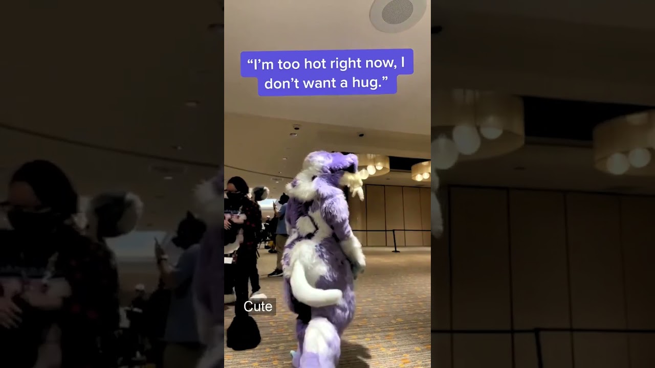 to hot for hugs? credit: -aussieathena #viral #kawaii #furry #furrypride