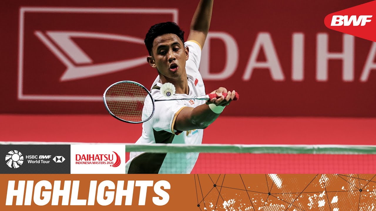 Alwi Farhan vs Chi Yu Jen | Powerful performance with explosive smashes
