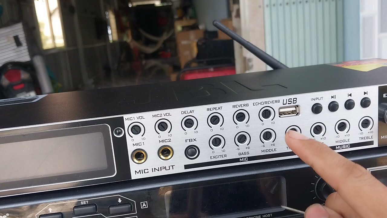 Kết nối vang cơ lai số với loa kéo