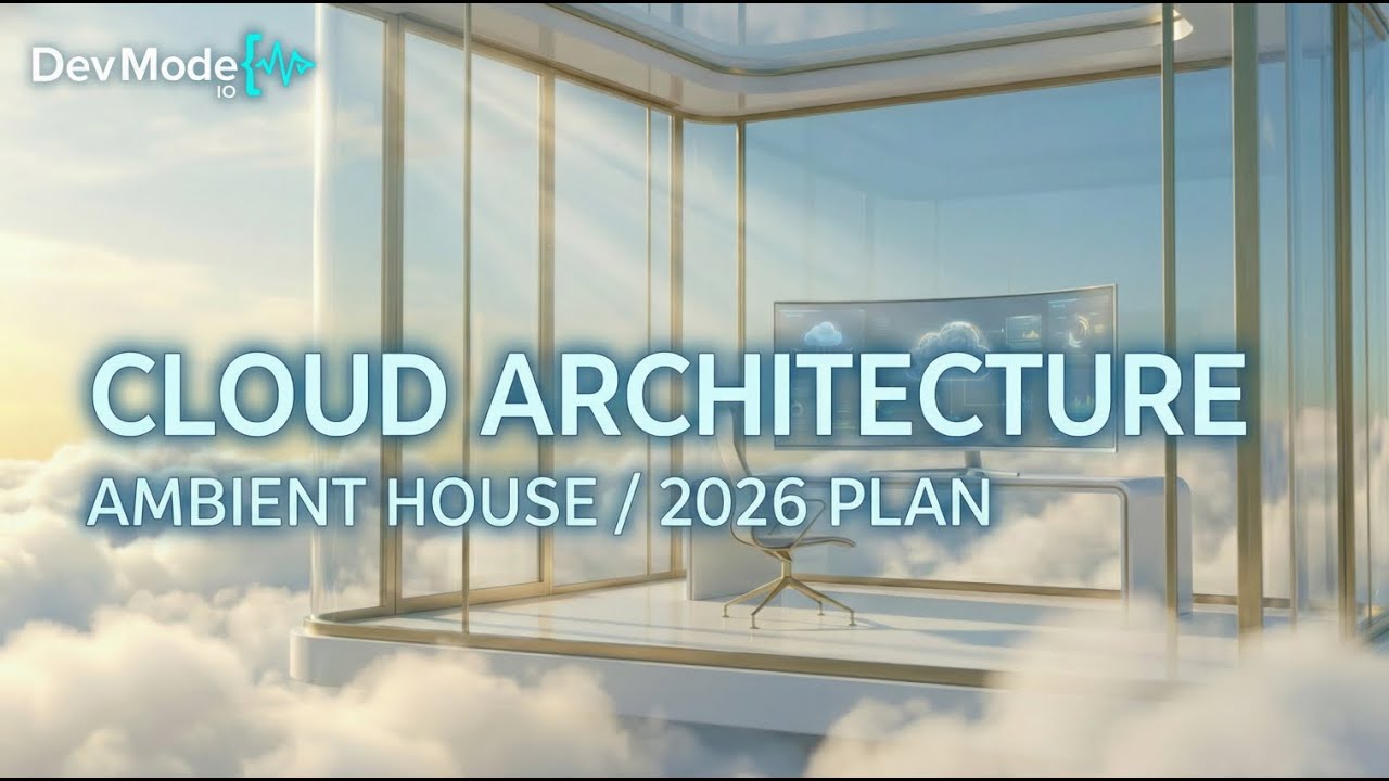 Cloud Architecture ☁️ Minimal Ambient House for 2026 Planning & Design