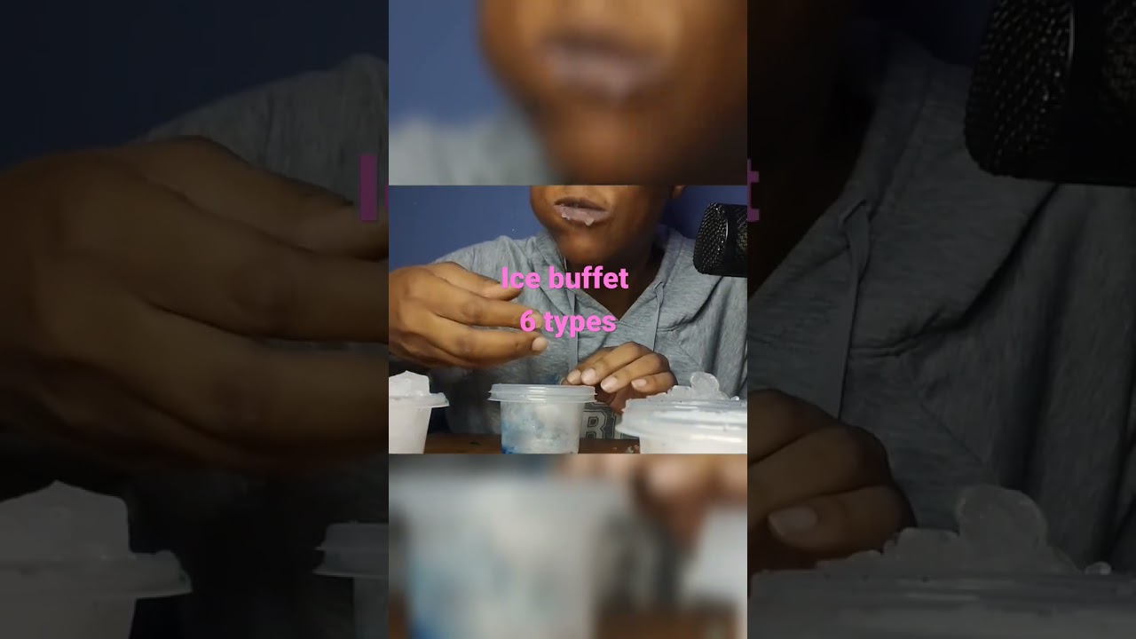 #ASMR#ASMRICEEATING #BIGBITE#ICEBUFFET