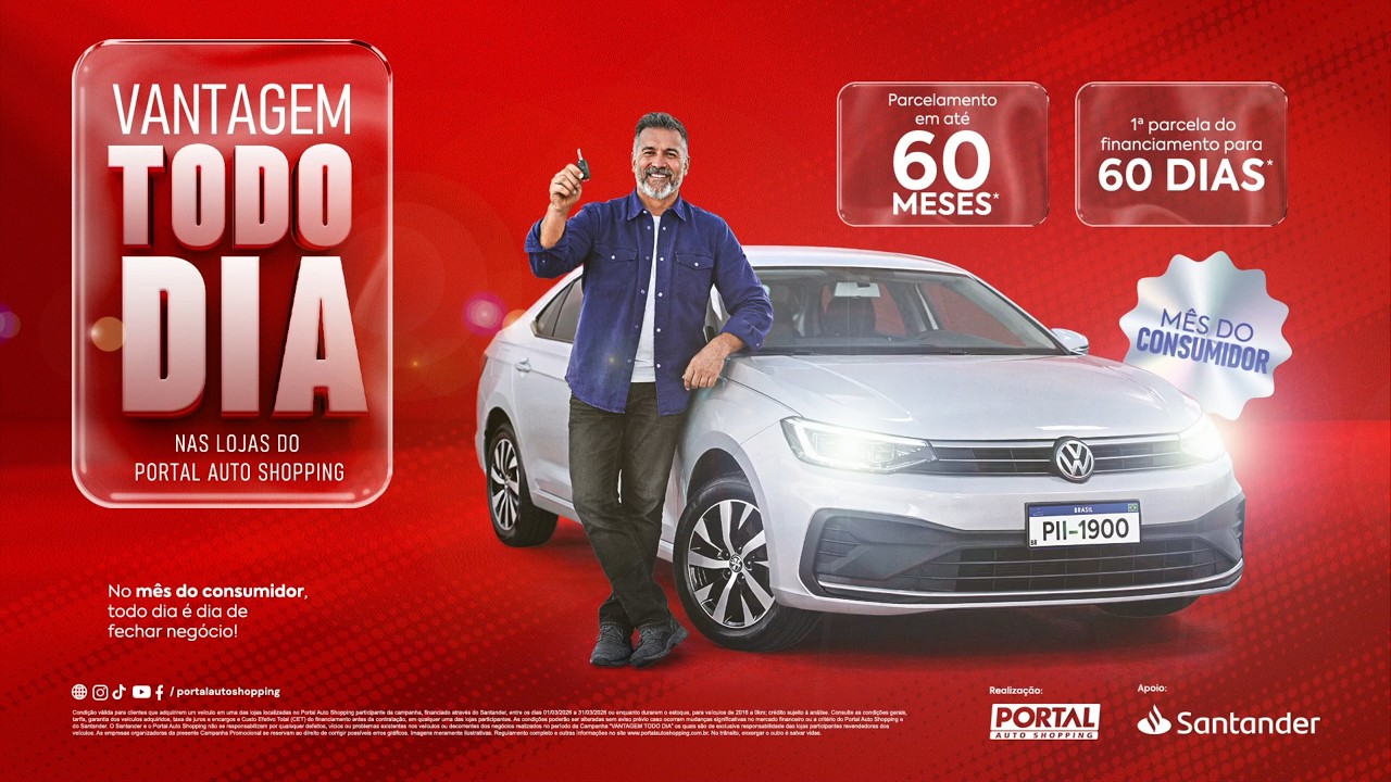 FEIRÃO VANTAGENS TODO DIA NO PORTAL AUTO SHOPPING - DIAS 20, 21 E 22 DE MARÇO