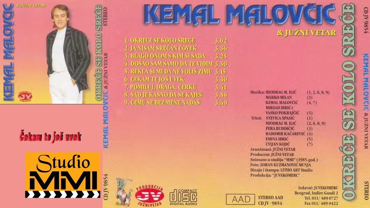 Kemal Malovcic i Juzni Vetar - Cekam te jos uvek (Audio 1985)